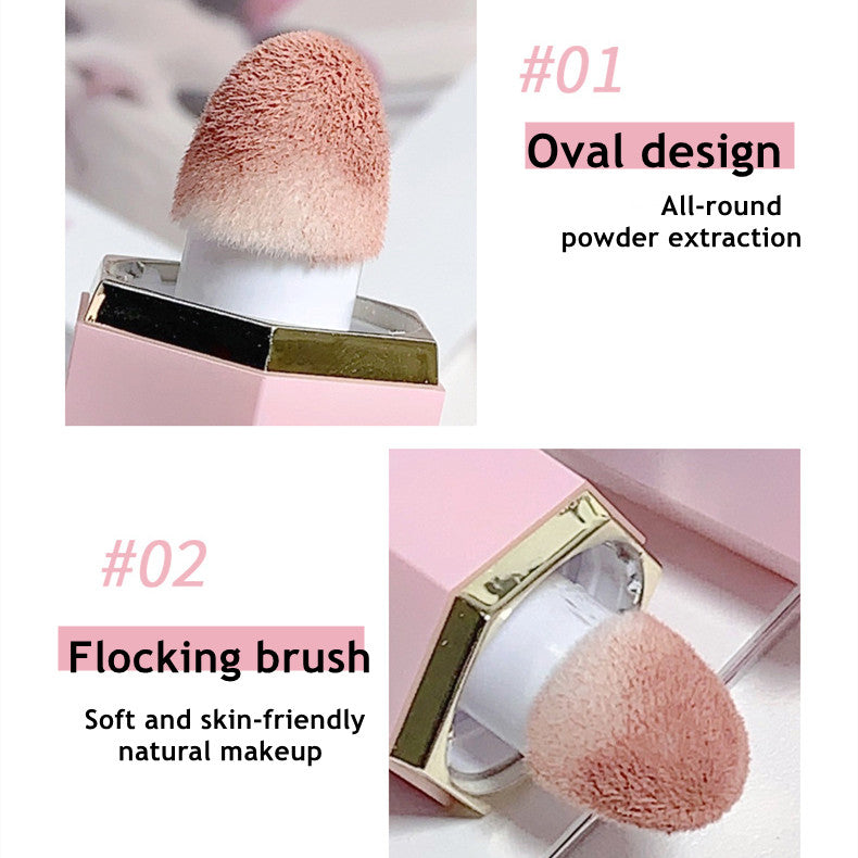 Gecomomo Creme Blush Líquido 6 Cores Veludo Liso Mate Rosa